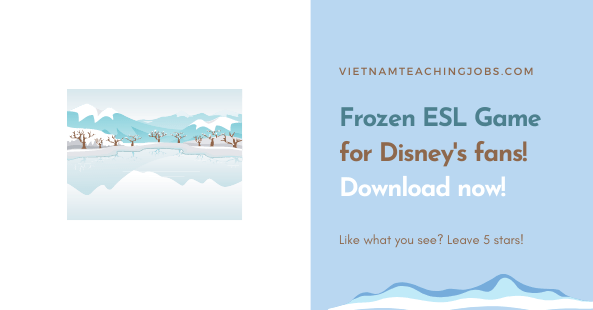 ESL Game Frozen PowerPoint Game for Disney's fans!