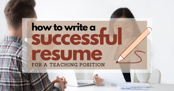 Successful Teacher Resume: A complete guide
